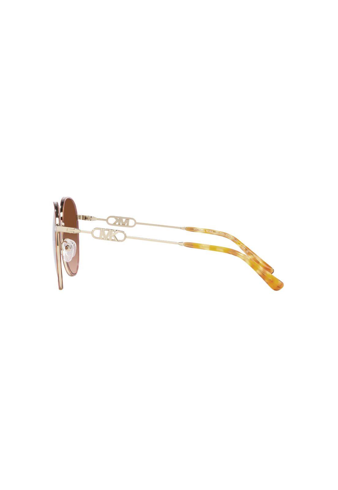 Lentes de Sol Empire Light Gold Amber Tortoise Michael Kors-3