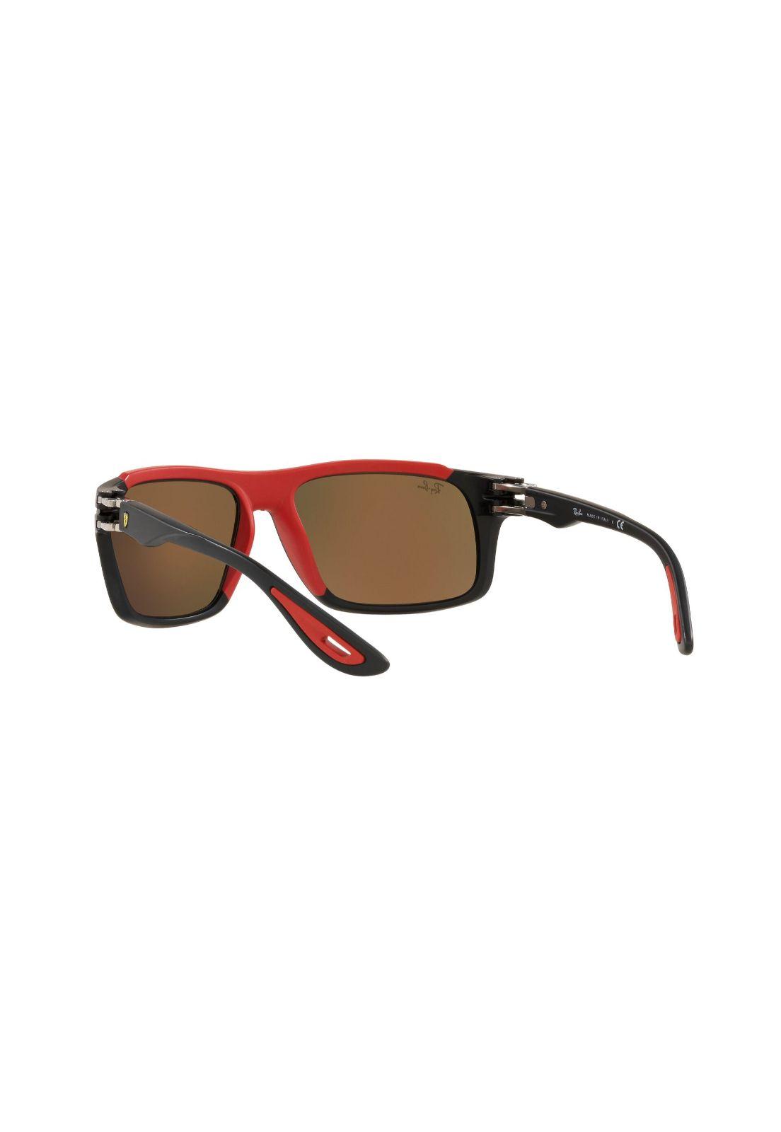 Lentes de Sol Matte Black Ray-Ban Ferrari RB4364MF6026Q-5