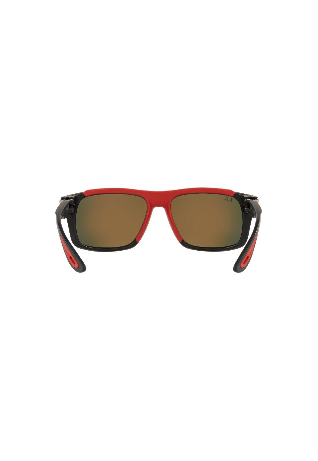 Lentes de Sol Matte Black Ray-Ban Ferrari RB4364MF6026Q-6