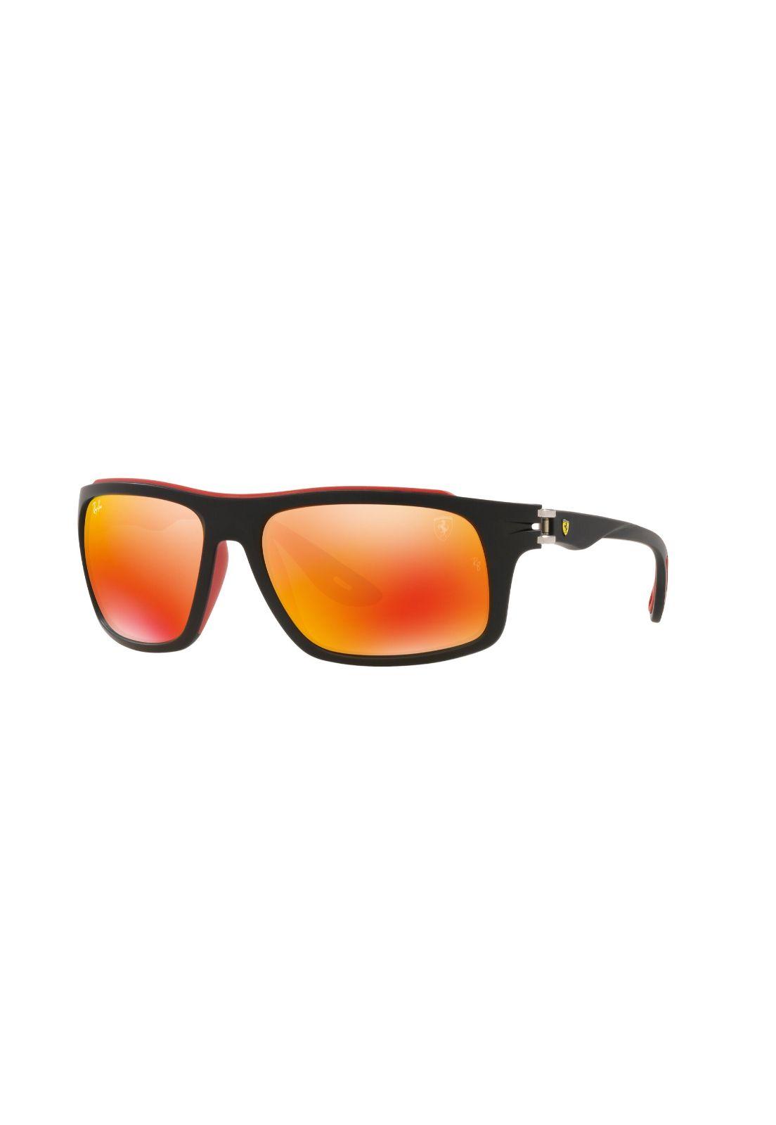 Lentes de Sol Matte Black Ray-Ban Ferrari RB4364MF6026Q-0