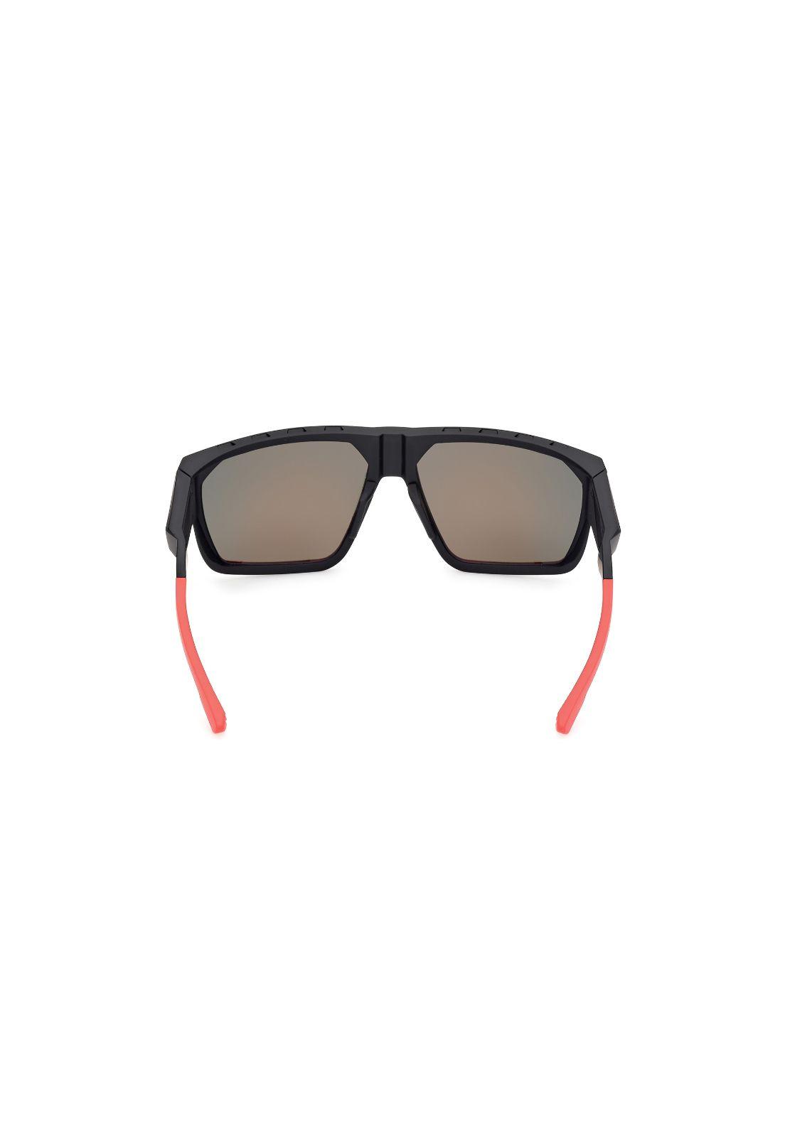 Lentes de Sol Negro Matte Espejados Adidas Sport SP009702L-4