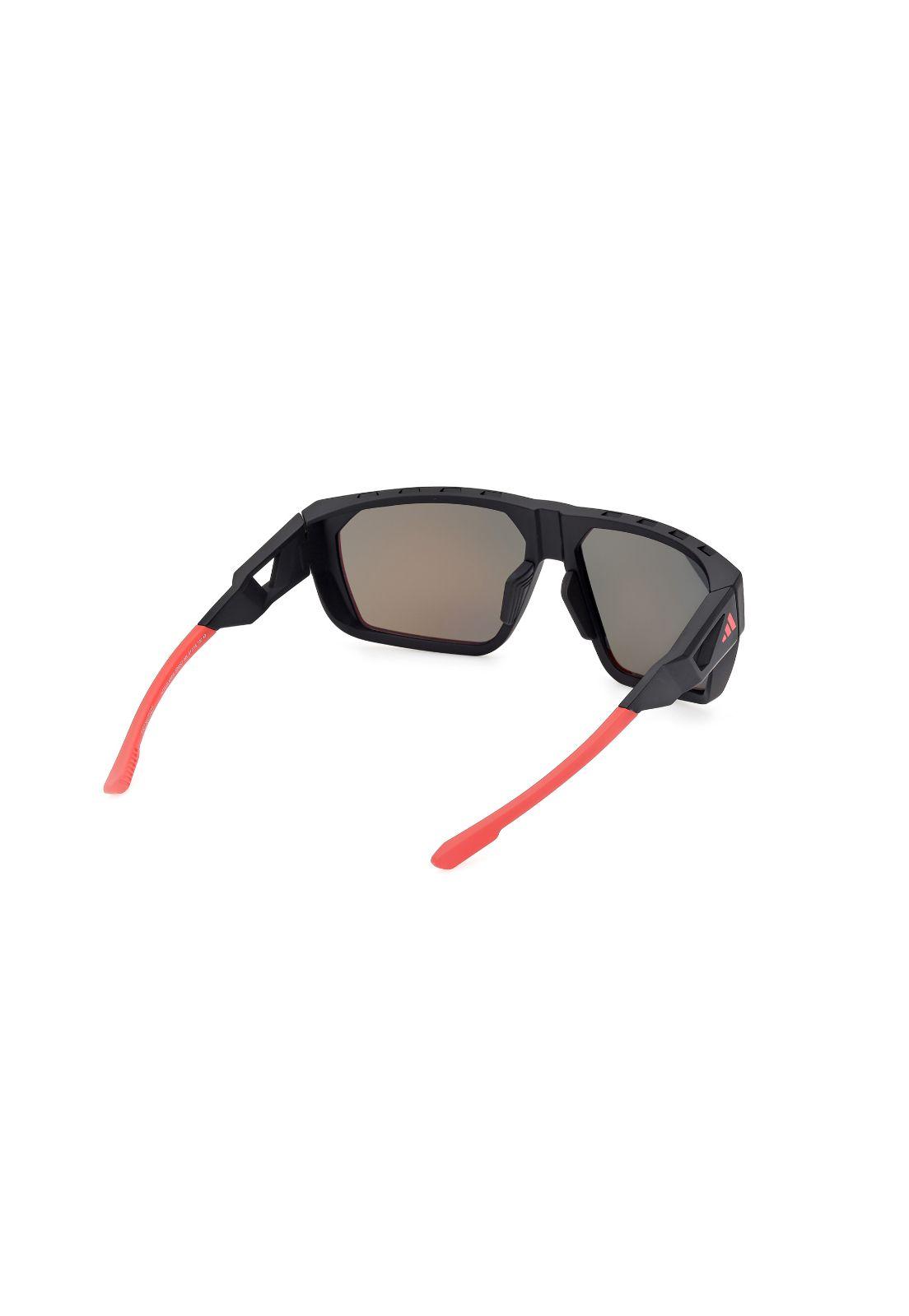 Lentes de Sol Negro Matte Espejados Adidas Sport SP009702L-5