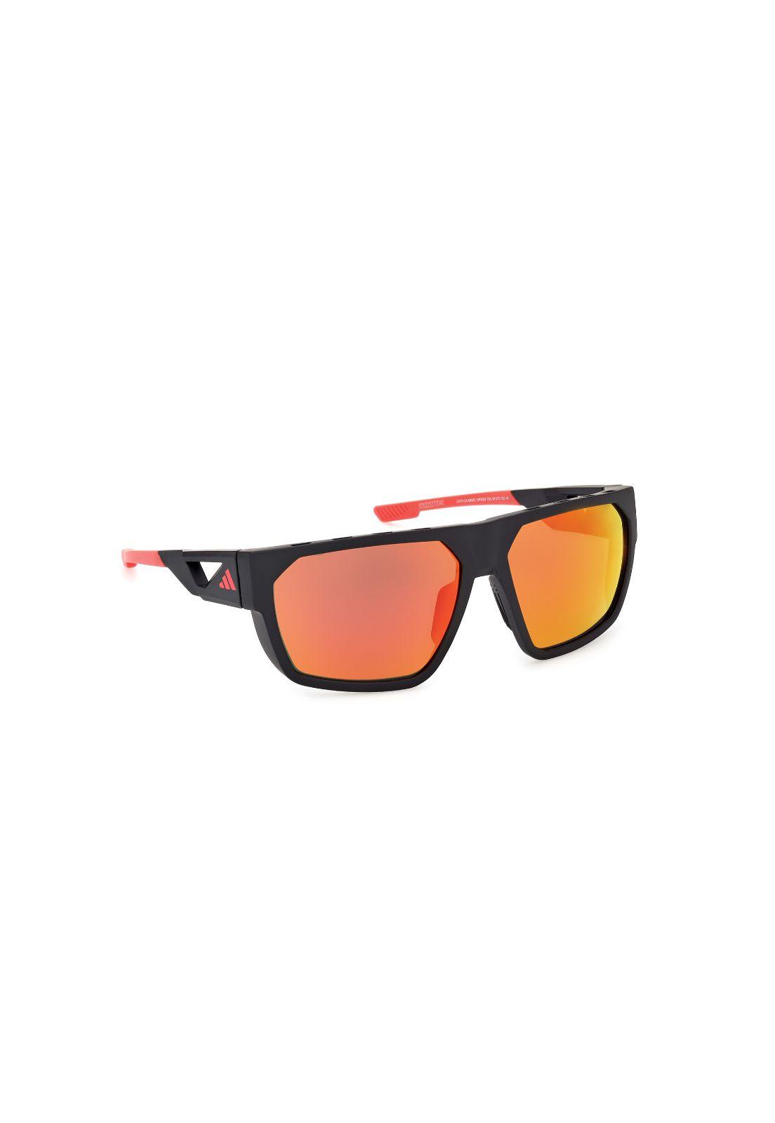 Lentes de Sol Negro Matte Espejados Adidas Sport SP009702L-7