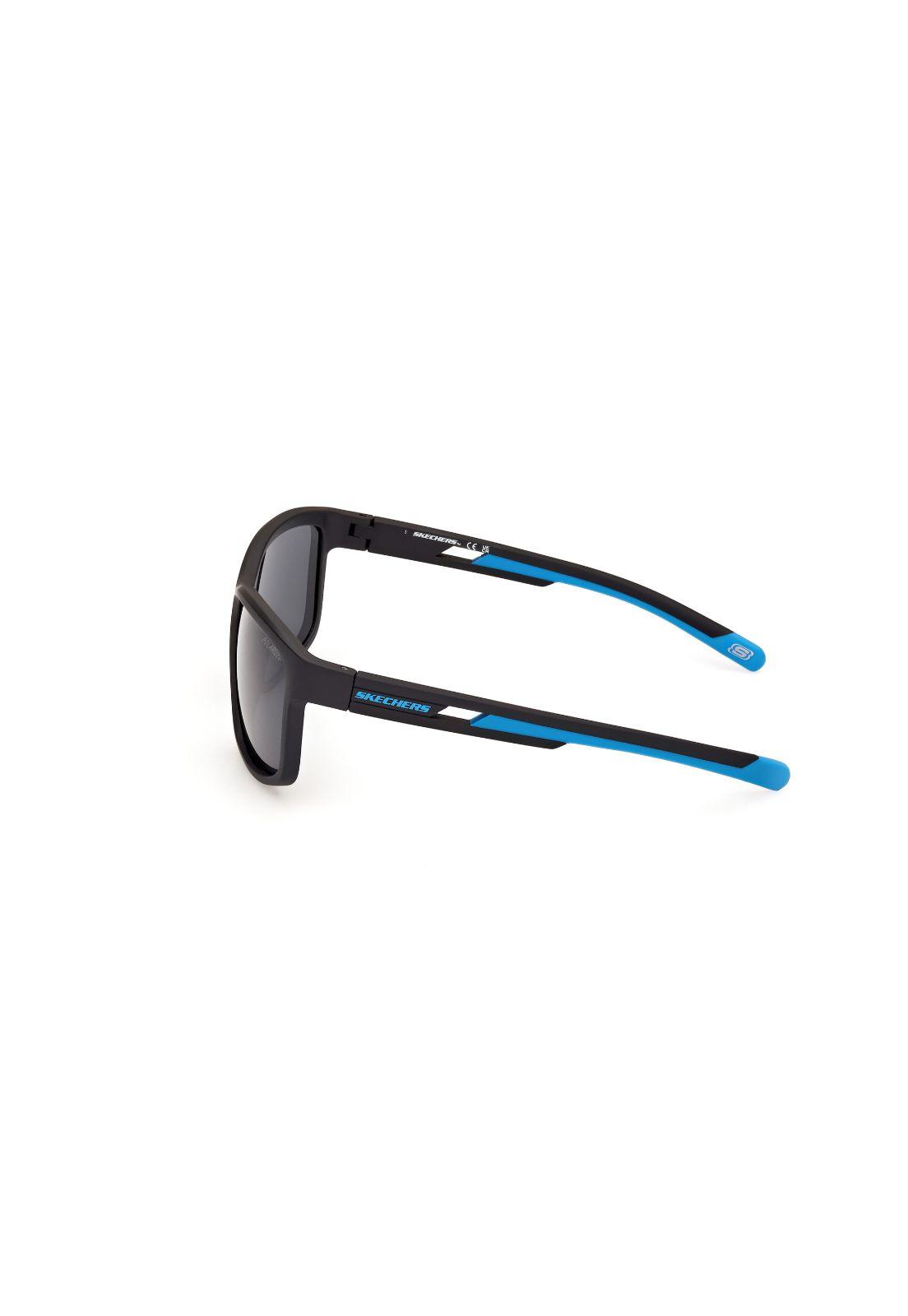 Lentes de Sol Negro Mate Polarizados Skechers SE636302D-2