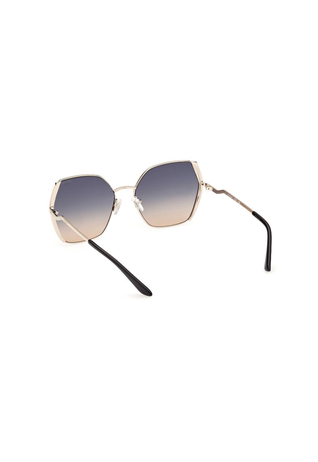 Lentes de Sol Dorado Degradé Guess GU7843S33W-3