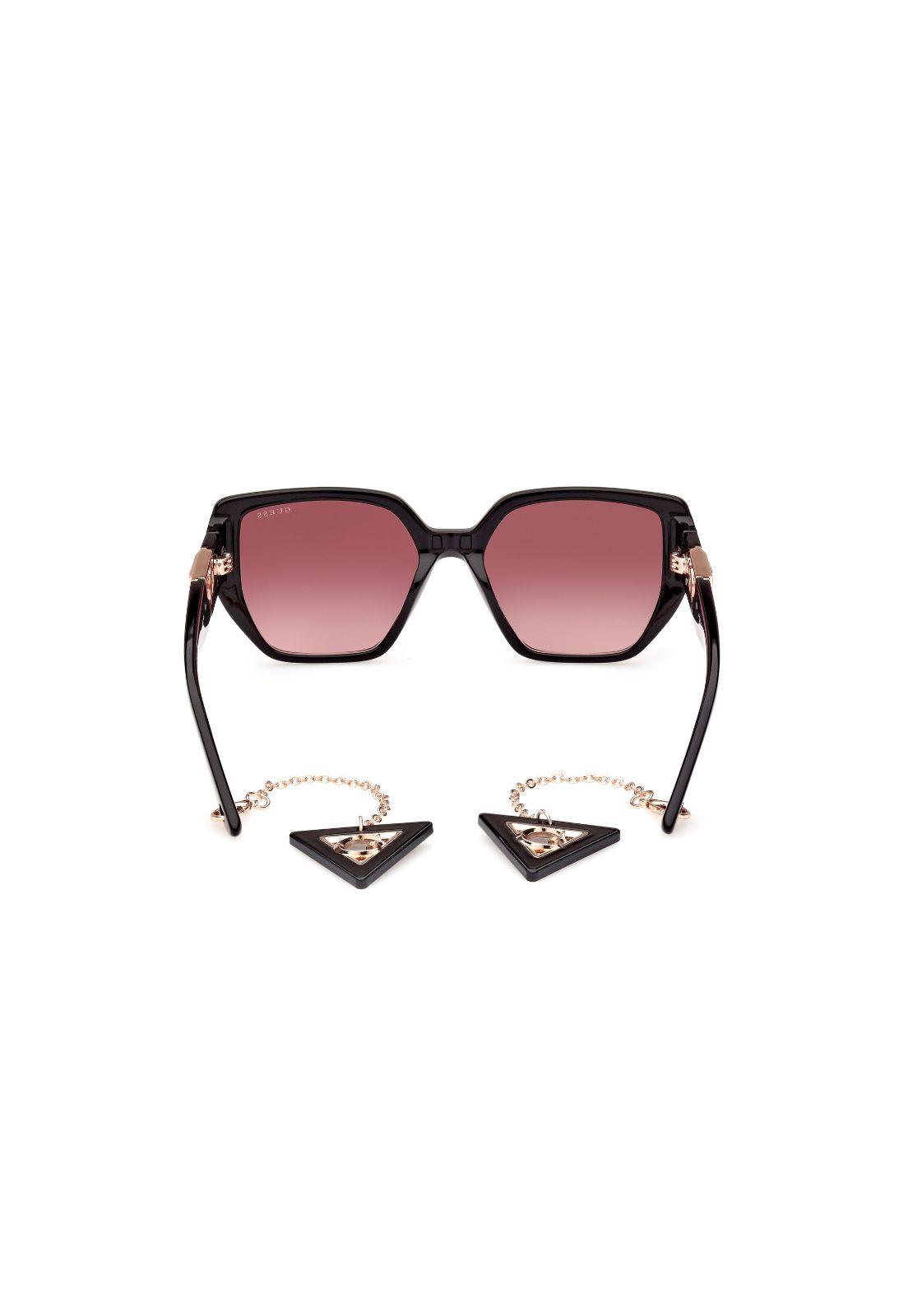 Lentes de Sol Shiny Black Guess GU78925501T-4