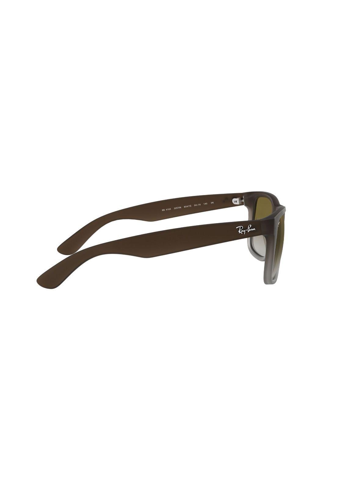 Lentes de Sol Justin Rubber Marron On Gris Ray-Ban RB41658547Z51-9