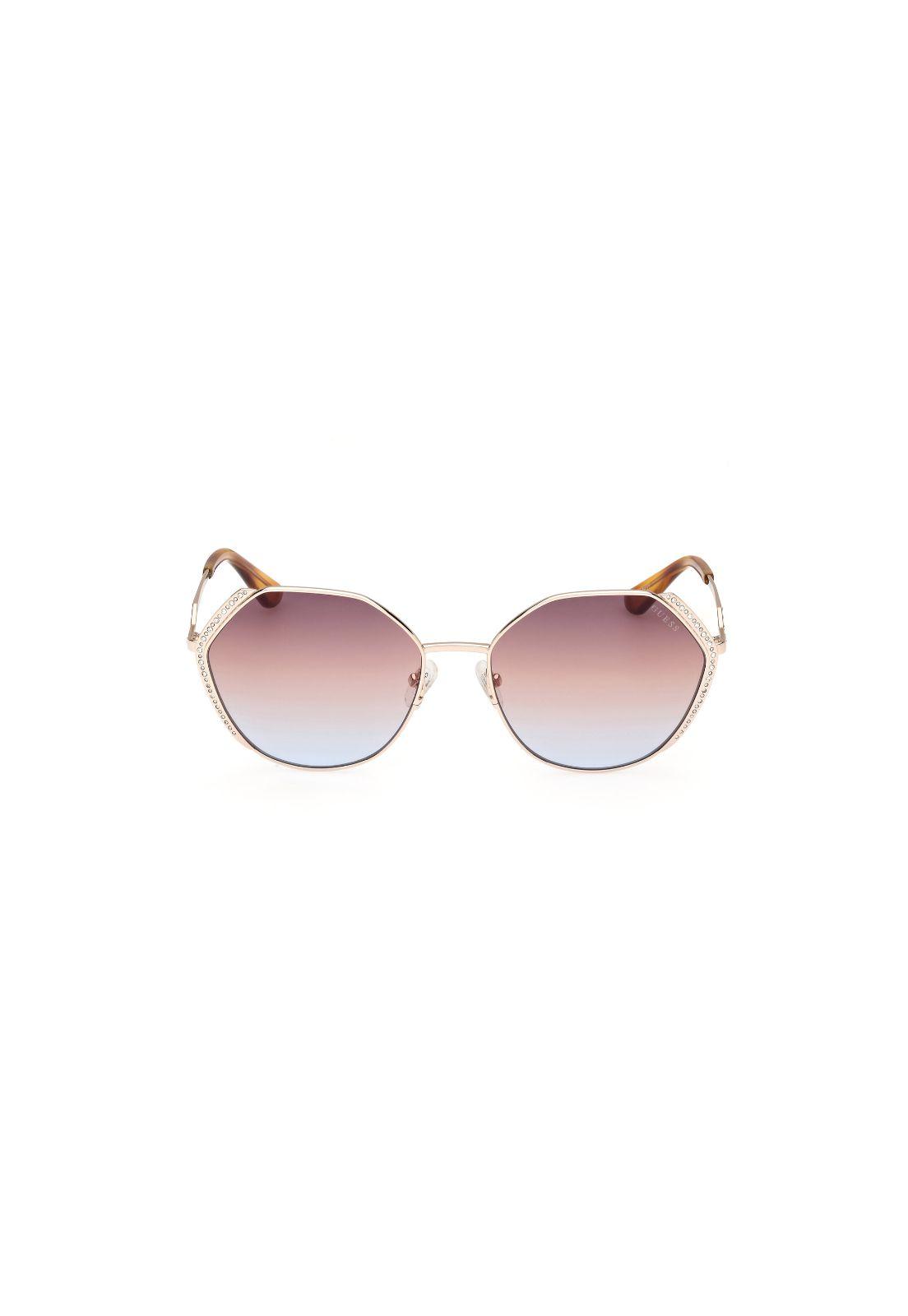 Lentes de Sol Dorado Degradé Guess GU7842S33F-0