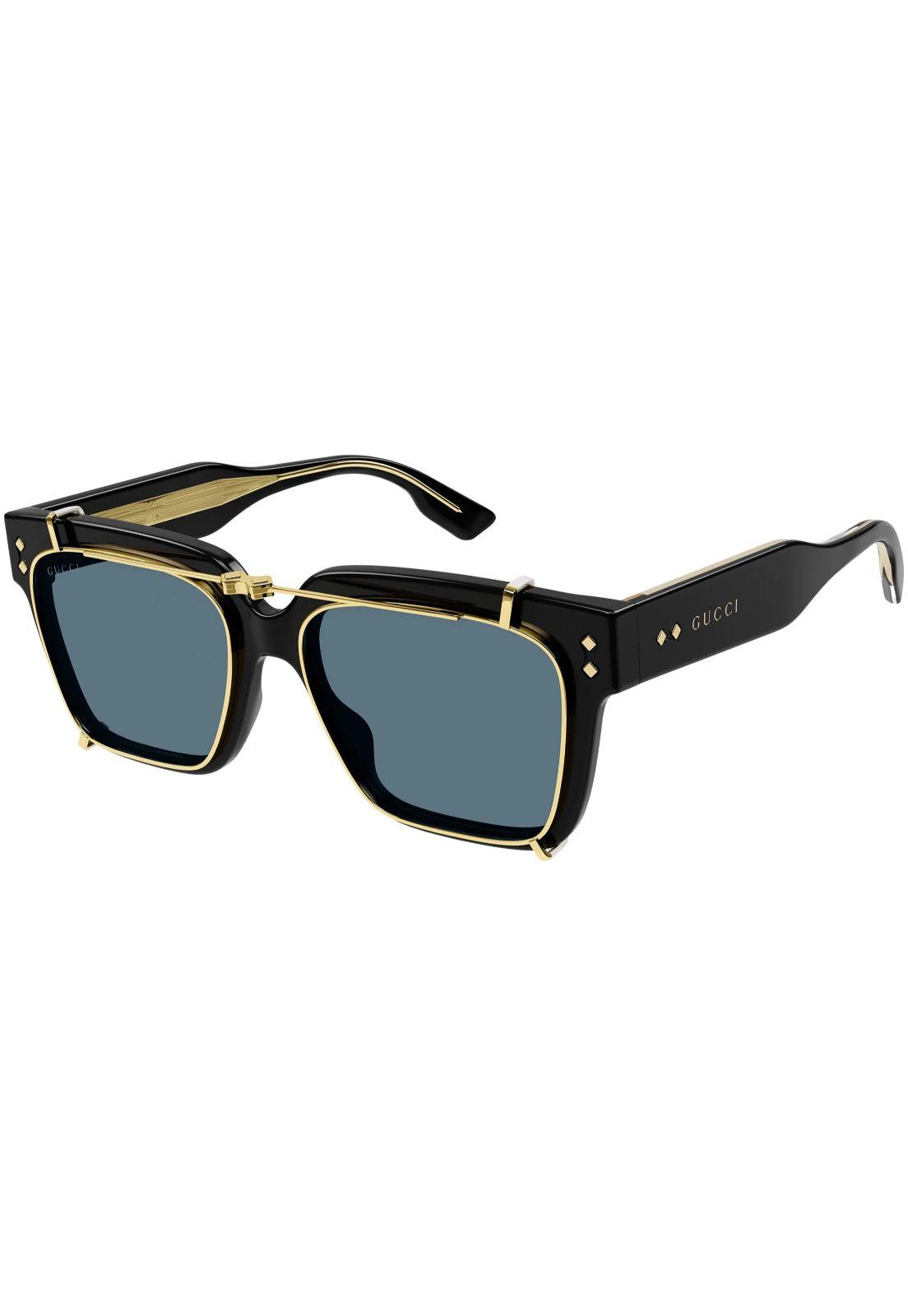 Lentes Ópticos Shiny Black con Clip On Gucci GG1084S005-0