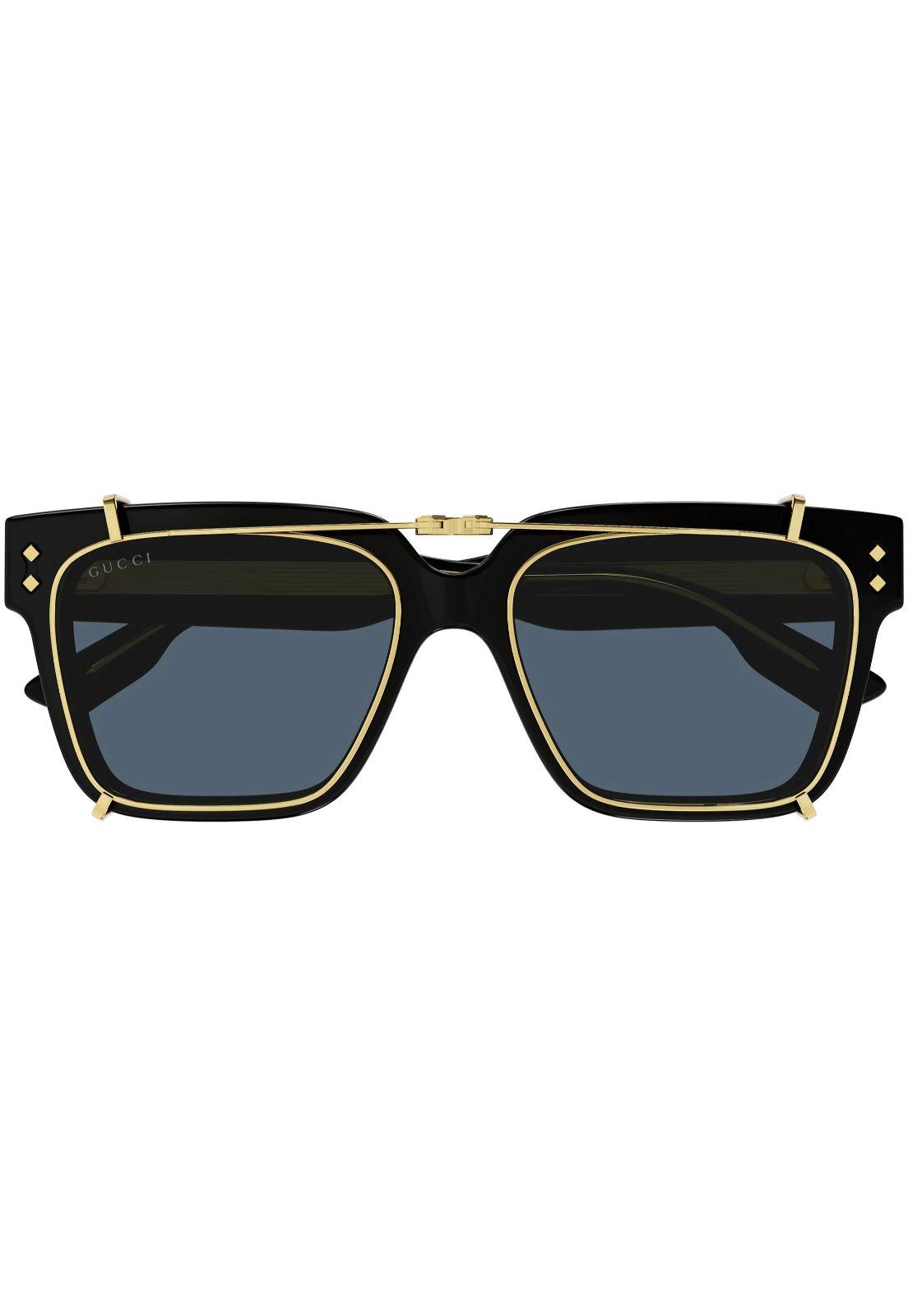 Lentes Ópticos Shiny Black con Clip On Gucci GG1084S005-1