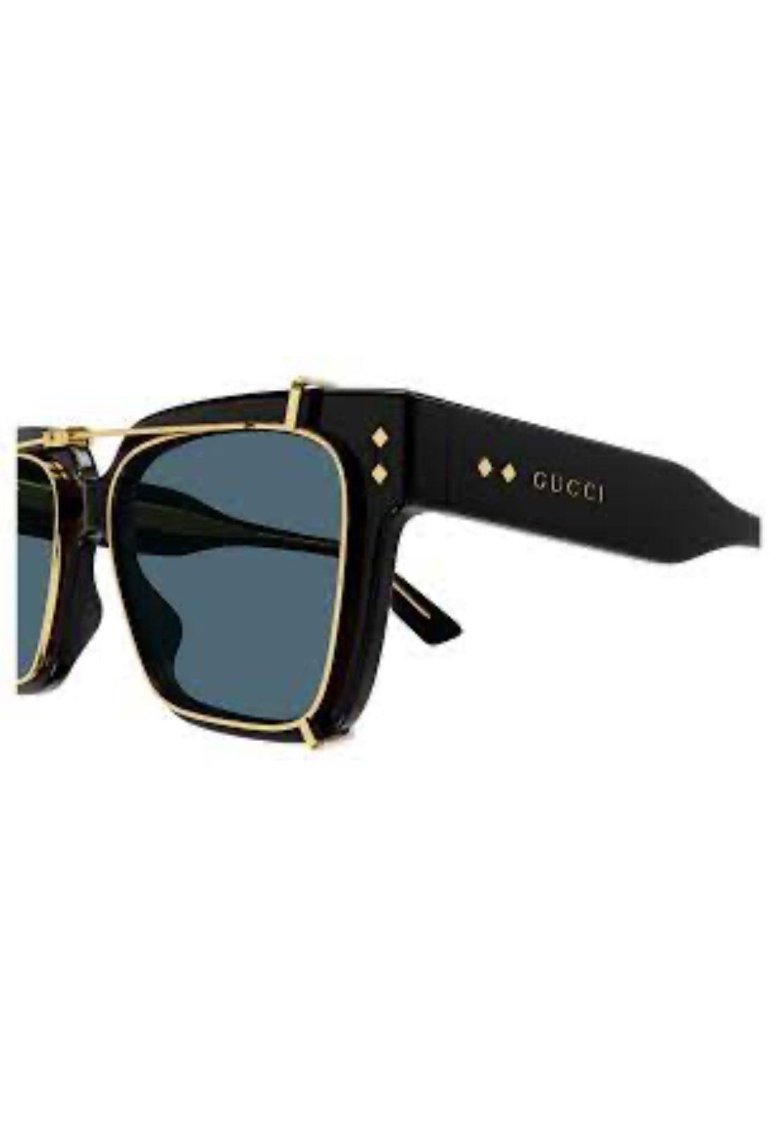 Lentes Ópticos Shiny Black con Clip On Gucci GG1084S005-2