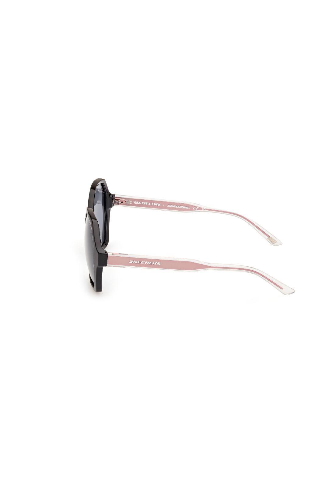 Lentes de Sol Negro Brillante Polarizados Skechers SE635801D-2