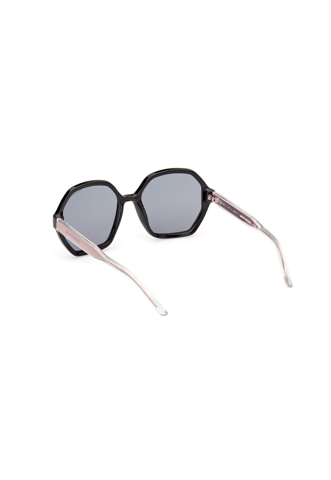Lentes de Sol Negro Brillante Polarizados Skechers SE635801D-3