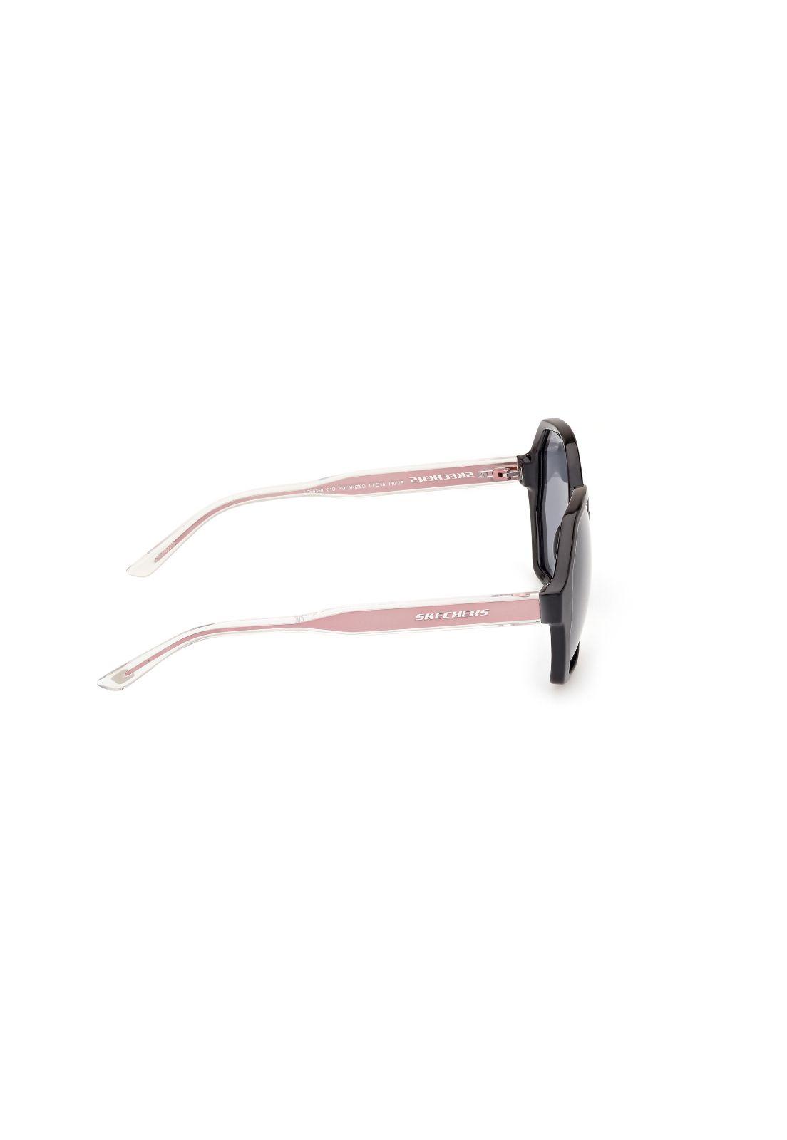 Lentes de Sol Negro Brillante Polarizados Skechers SE635801D-6