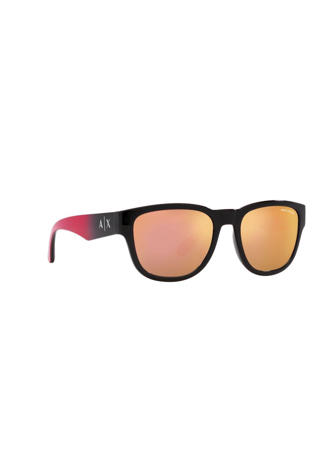 Lentes de Sol Shiny Black Espejados Armani Exchange-10