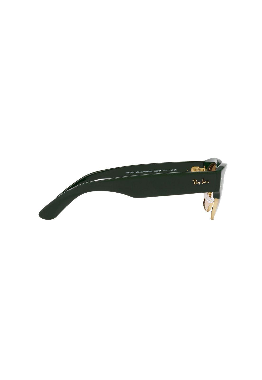 Lentes de Sol Mega Clubmaster Green On Arista Ray-Ban-9