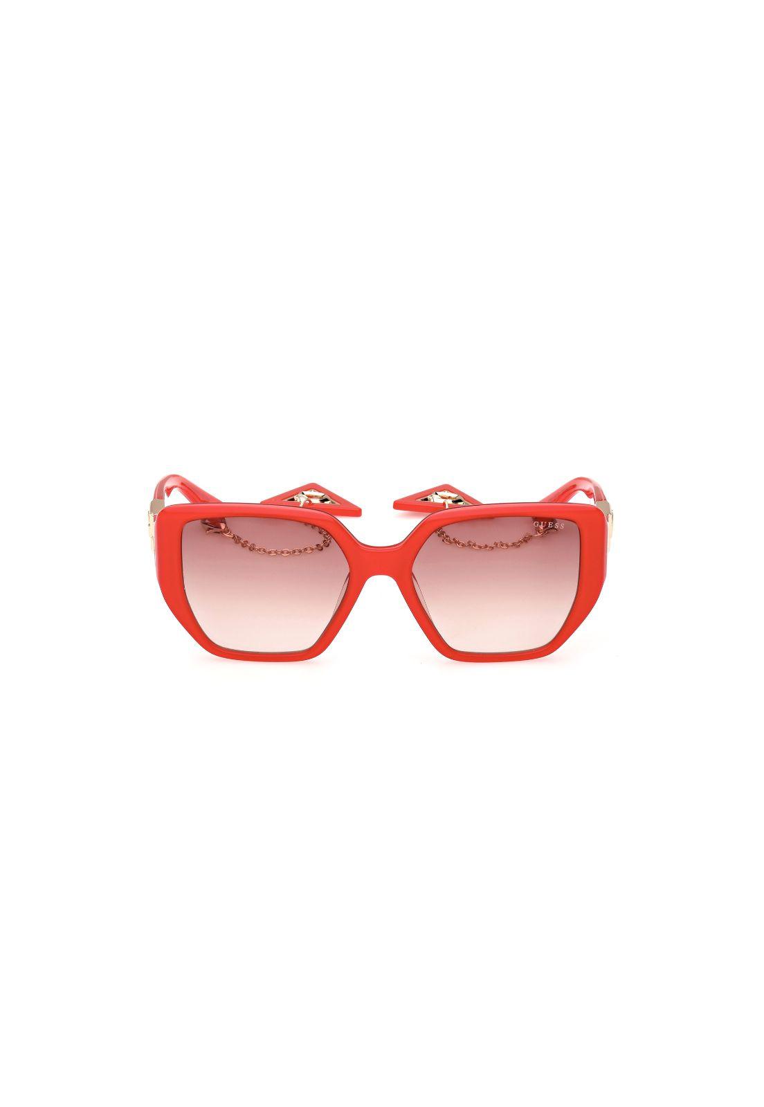 Lentes de Sol Shiny Red Guess GU78925566F-0