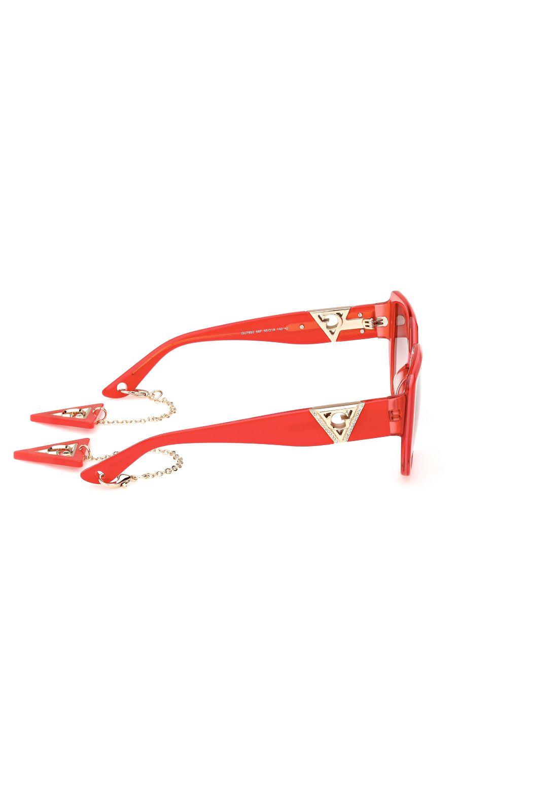 Lentes de Sol Shiny Red Guess GU78925566F-6