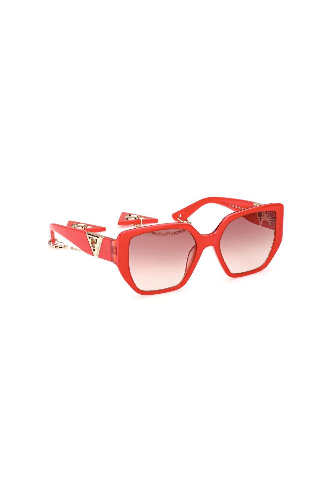 Lentes de Sol Shiny Red Guess GU78925566F-7