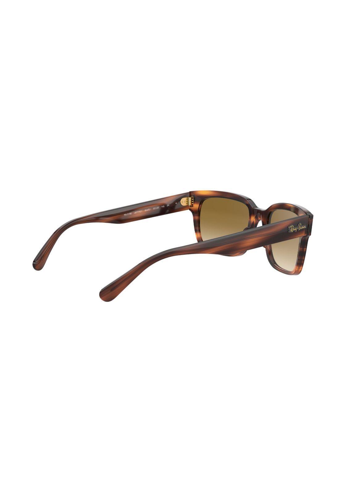 Lentes de Sol Jeffrey Striped Havana Ray-Ban RB21909545153-8