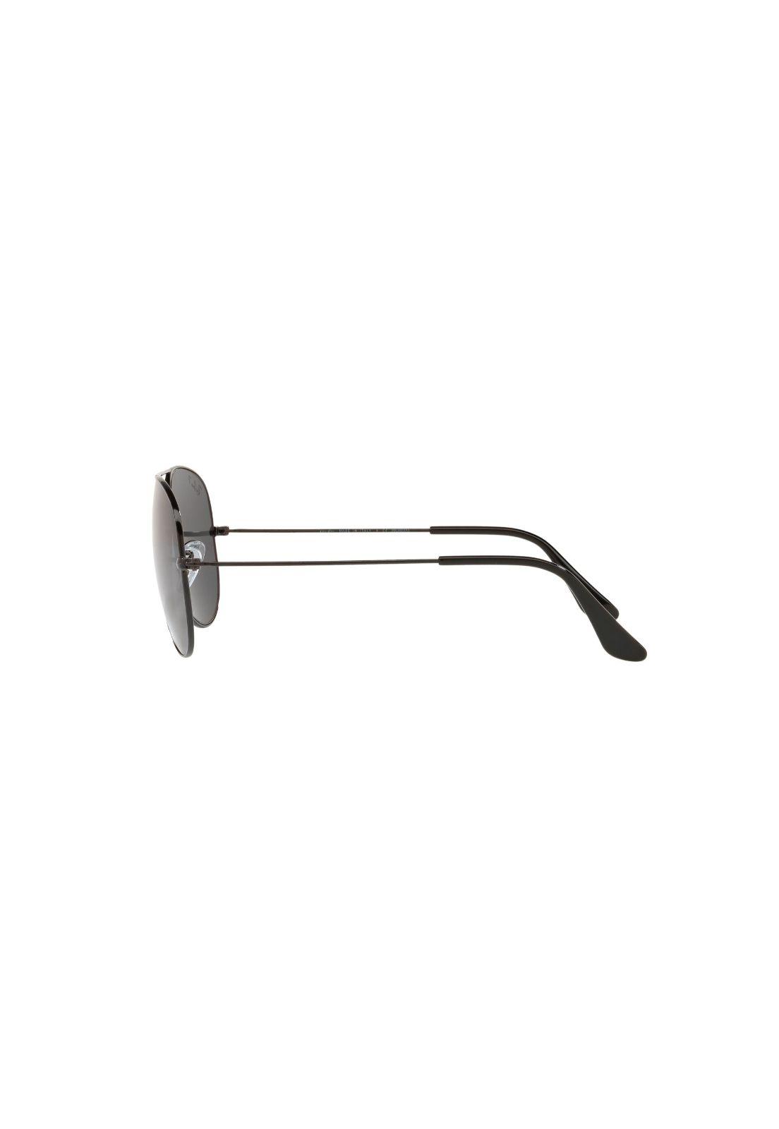 Lentes de Sol Aviator Large Metal Black Polarizados Ray-Ban-3