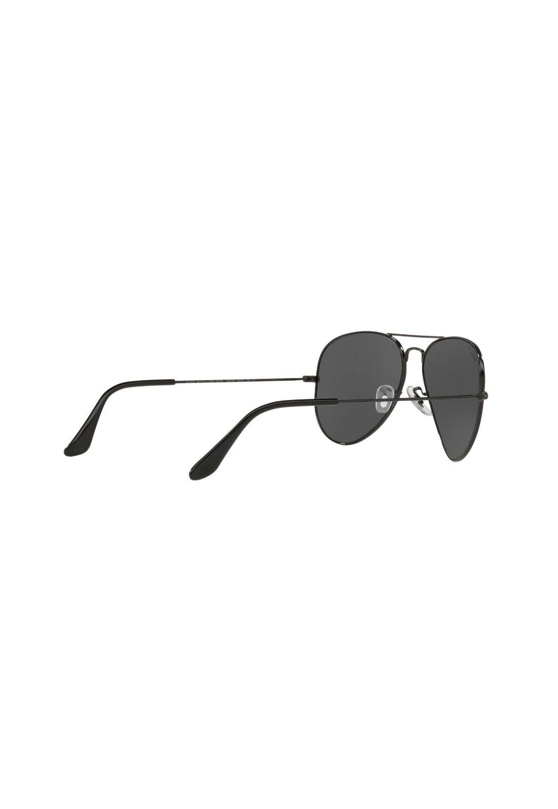 Lentes de Sol Aviator Large Metal Black Polarizados Ray-Ban-8