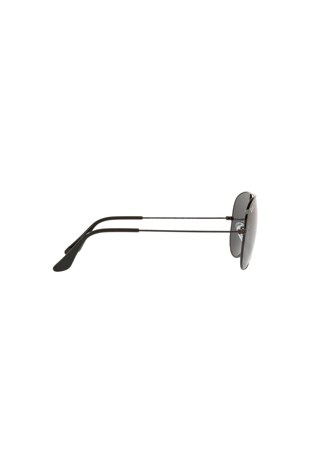 Lentes de Sol Aviator Large Metal Black Polarizados Ray-Ban-9