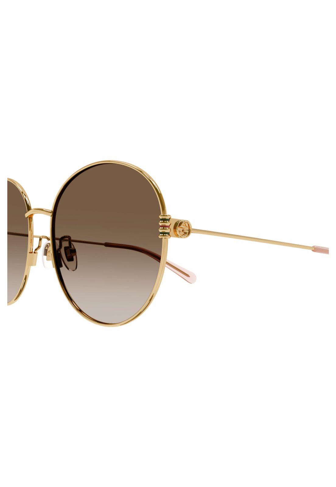 Lentes de Sol Dorado Gucci GG1281SK001-2