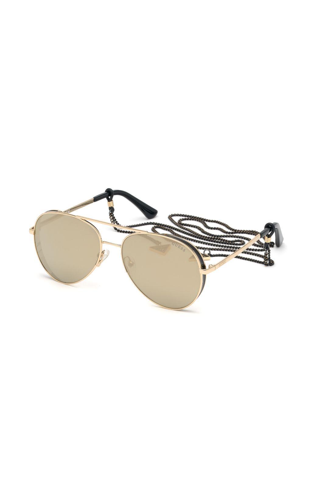 Lentes de Sol Dorado Guess GU760732G58-1