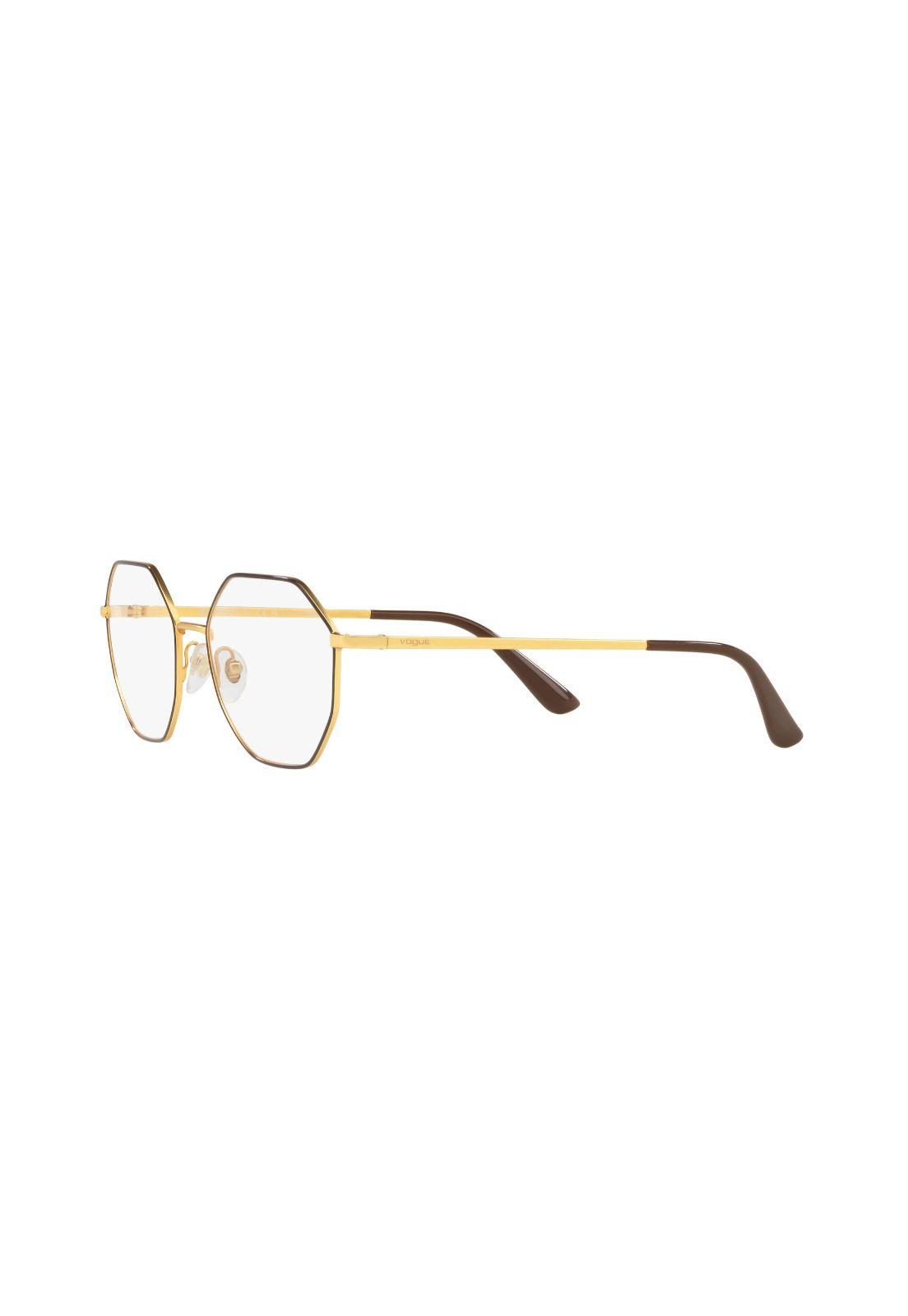 Lentes Ópticos Top Brown/Pale Gold Vogue Eyewear VO4094997-2