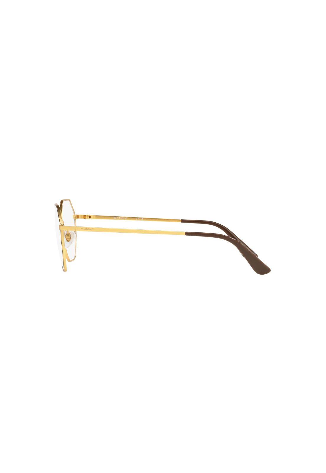 Lentes Ópticos Top Brown/Pale Gold Vogue Eyewear VO4094997-3