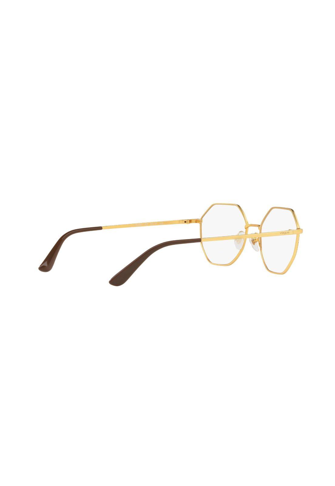 Lentes Ópticos Top Brown/Pale Gold Vogue Eyewear VO4094997-8
