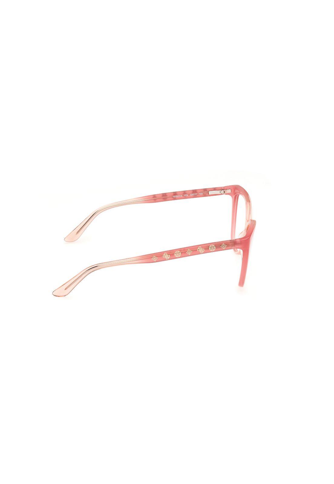 Lentes Ópticos Rosado Guess GU50114074-6