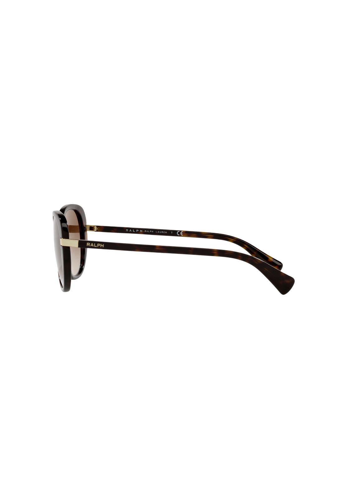 Lentes de Sol Shiny Dark Havana Ralph RA527750031356-3