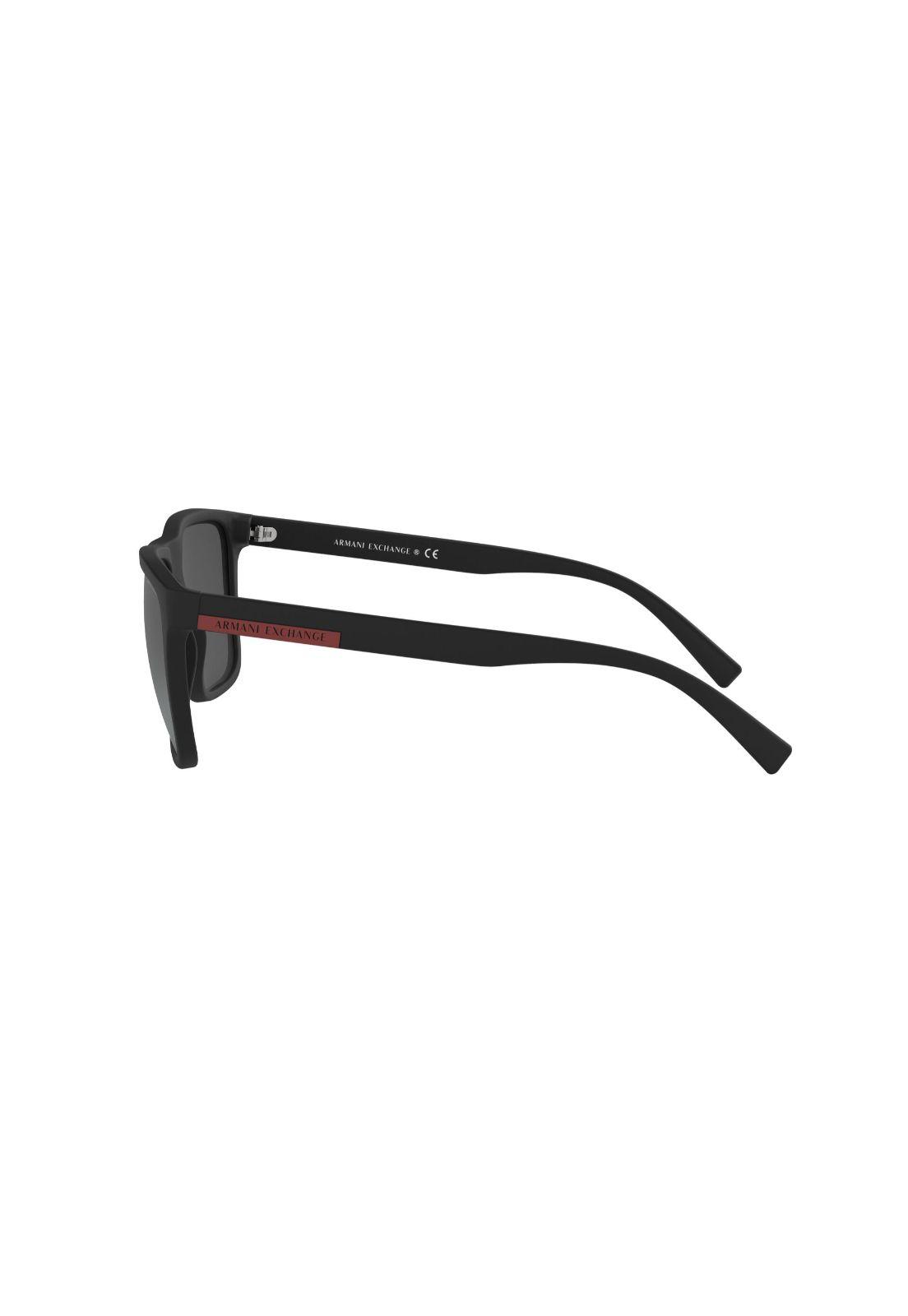 Lentes de Sol Gris Mirror Armani Exchange Sustentable AX4080S80786G57-3
