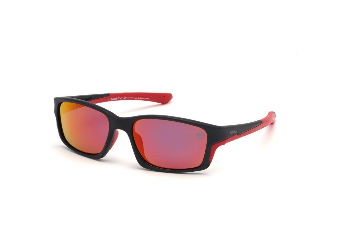 Lentes de Sol Negro Polarizados Timberland TB917202D-1