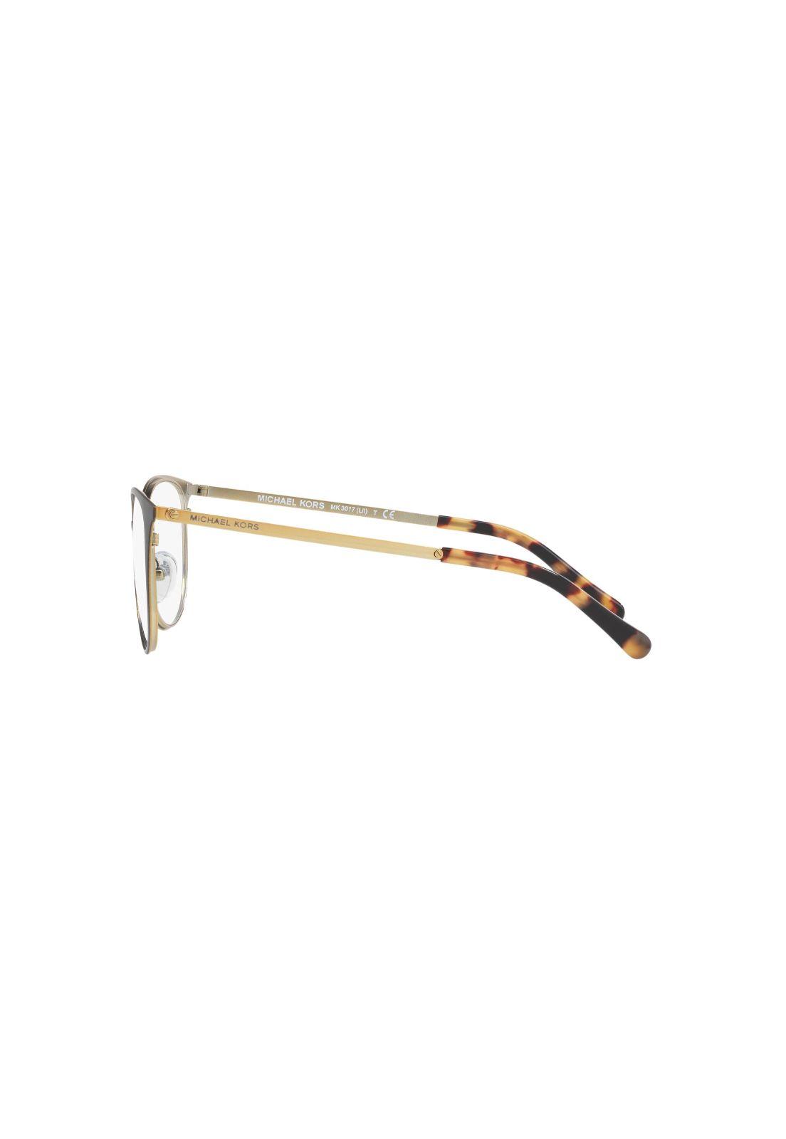 Lentes Ópticos Lil Matte Black/Gold Michael Kors MK30171187-3