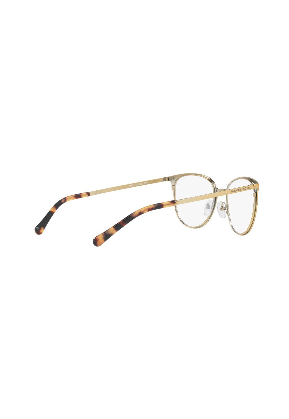 Lentes Ópticos Lil Matte Black/Gold Michael Kors MK30171187-8