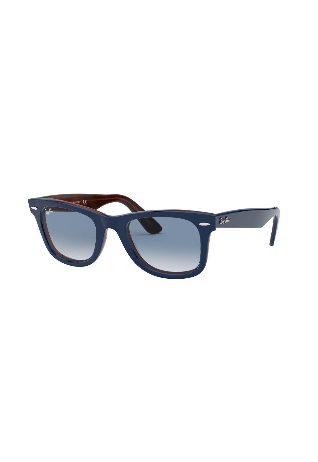 Lentes de Sol Wayfarer Azul On Red Havana Ray-Ban RB214012783F50-0