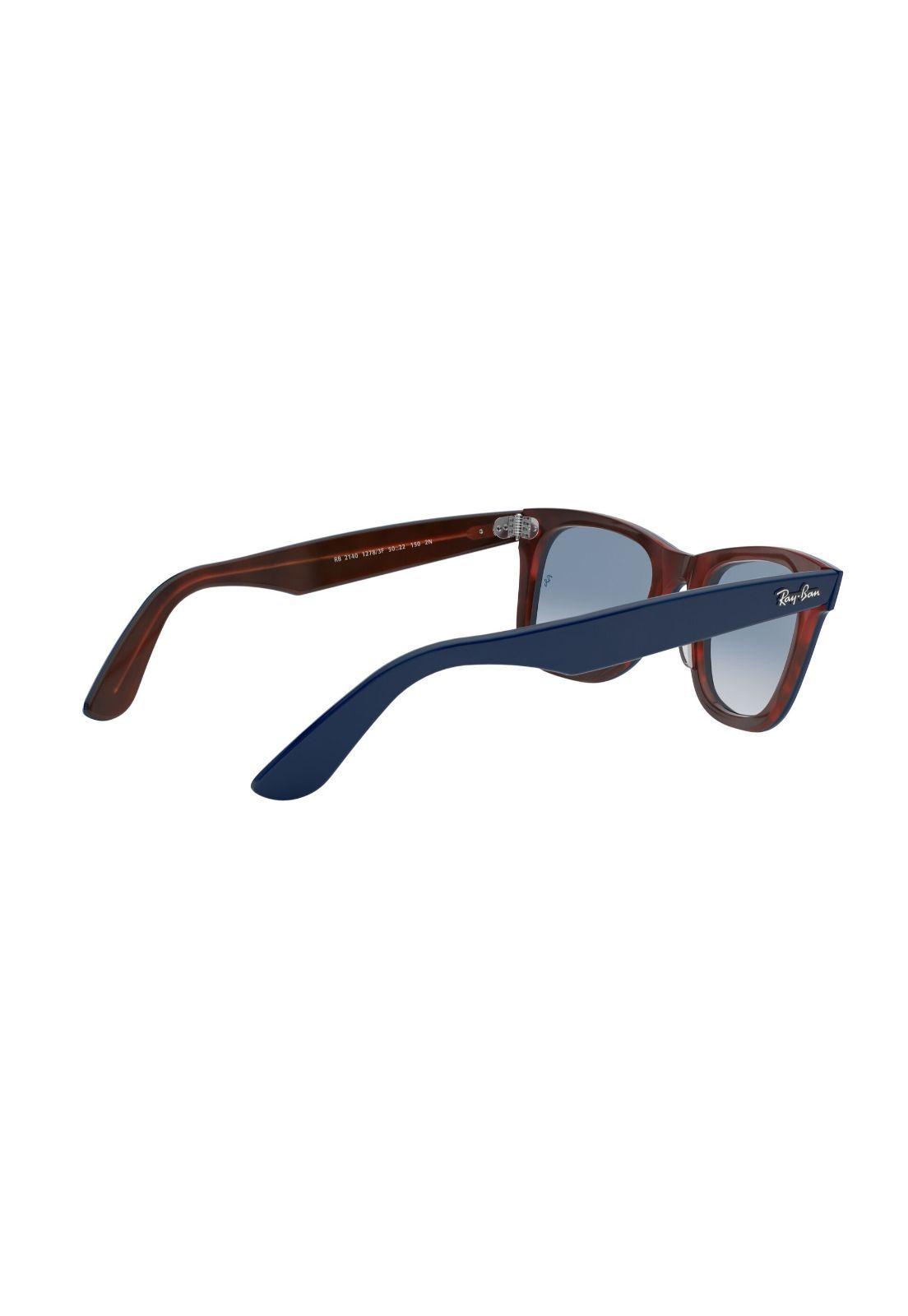 Lentes de Sol Wayfarer Azul On Red Havana Ray-Ban RB214012783F50-8