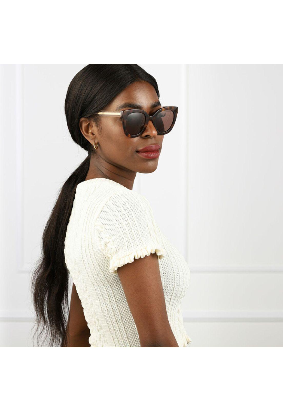 Lentes de Sol Shiny Havana Gucci GG0564SN002-4