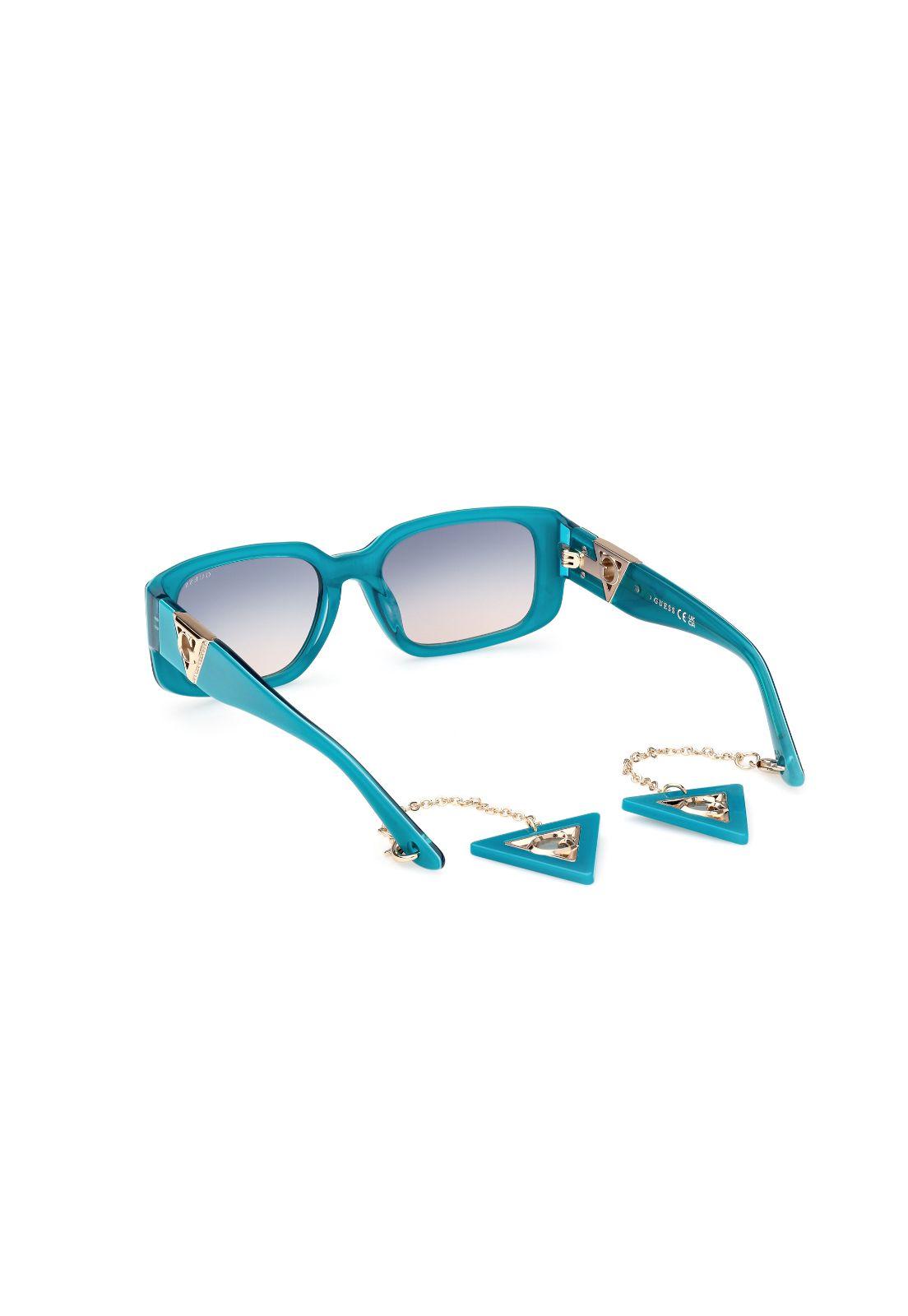 Lentes de Sol Shiny Turquoise Guess GU78915387W-3