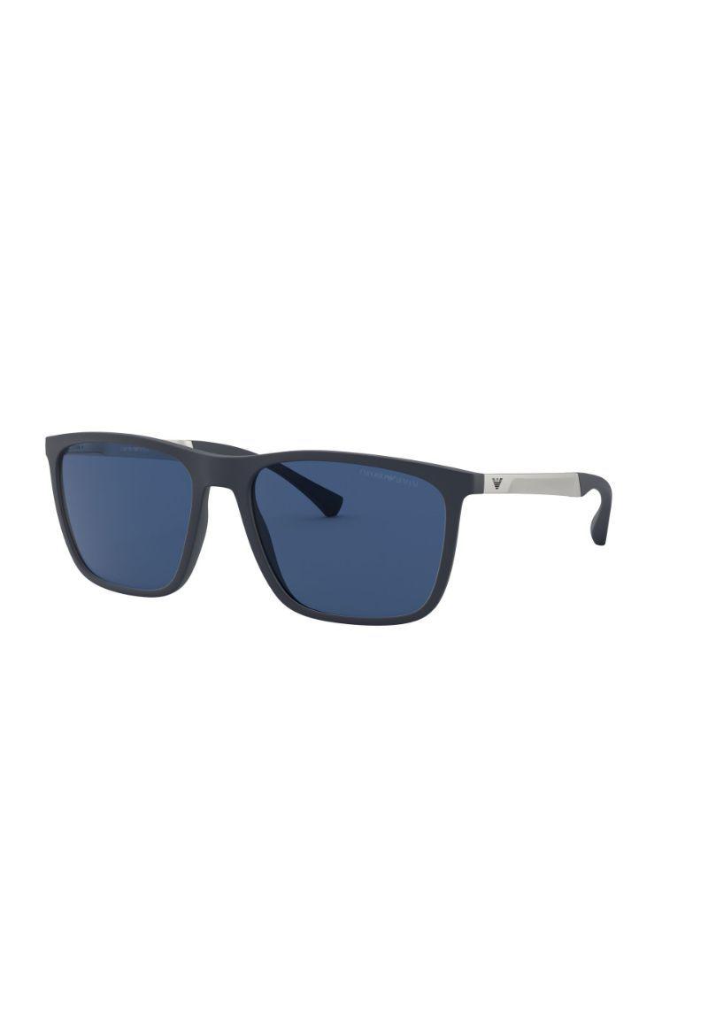 Lentes de Sol Azul Rubber Emporio Armani EA415054748059-0
