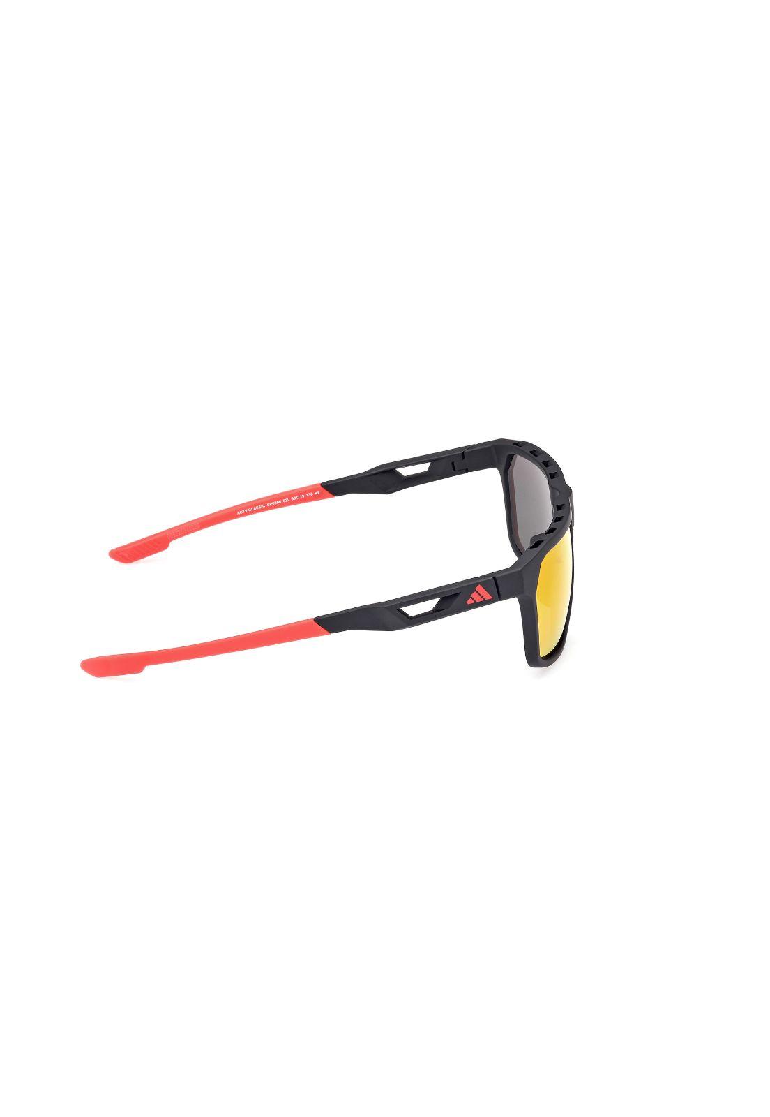 Lentes de Sol Negro Espejados Adidas Sport SP009602L-6