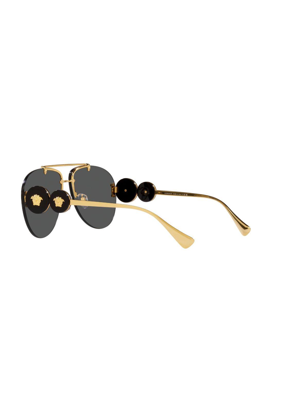 Lentes de Sol Double Medusa Dorado Versace VE2250100287-4