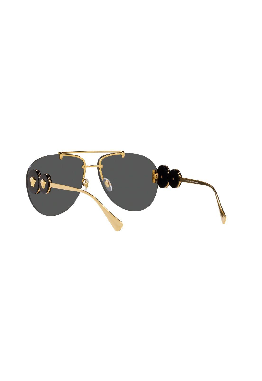 Lentes de Sol Double Medusa Dorado Versace VE2250100287-5