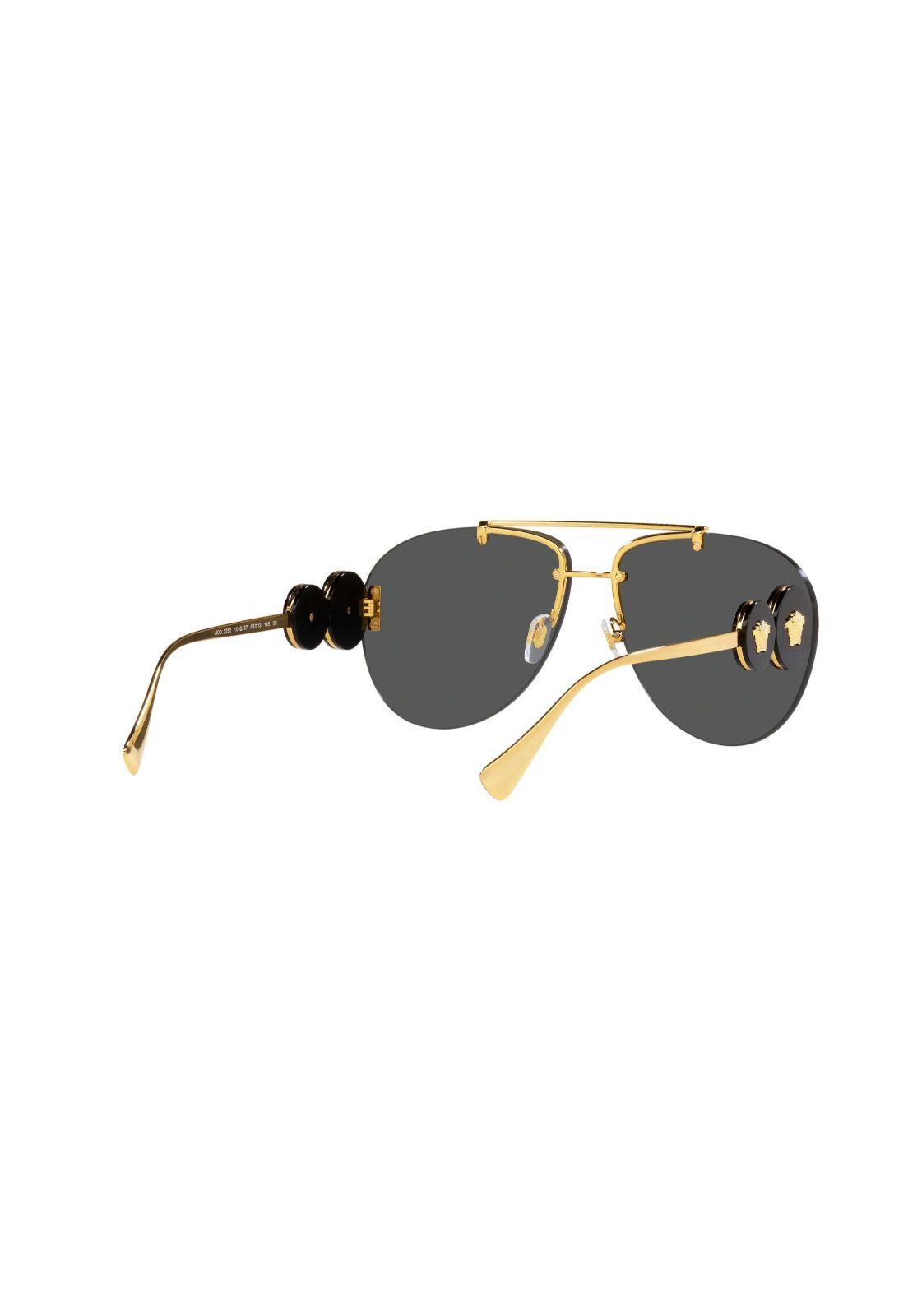 Lentes de Sol Double Medusa Dorado Versace VE2250100287-7