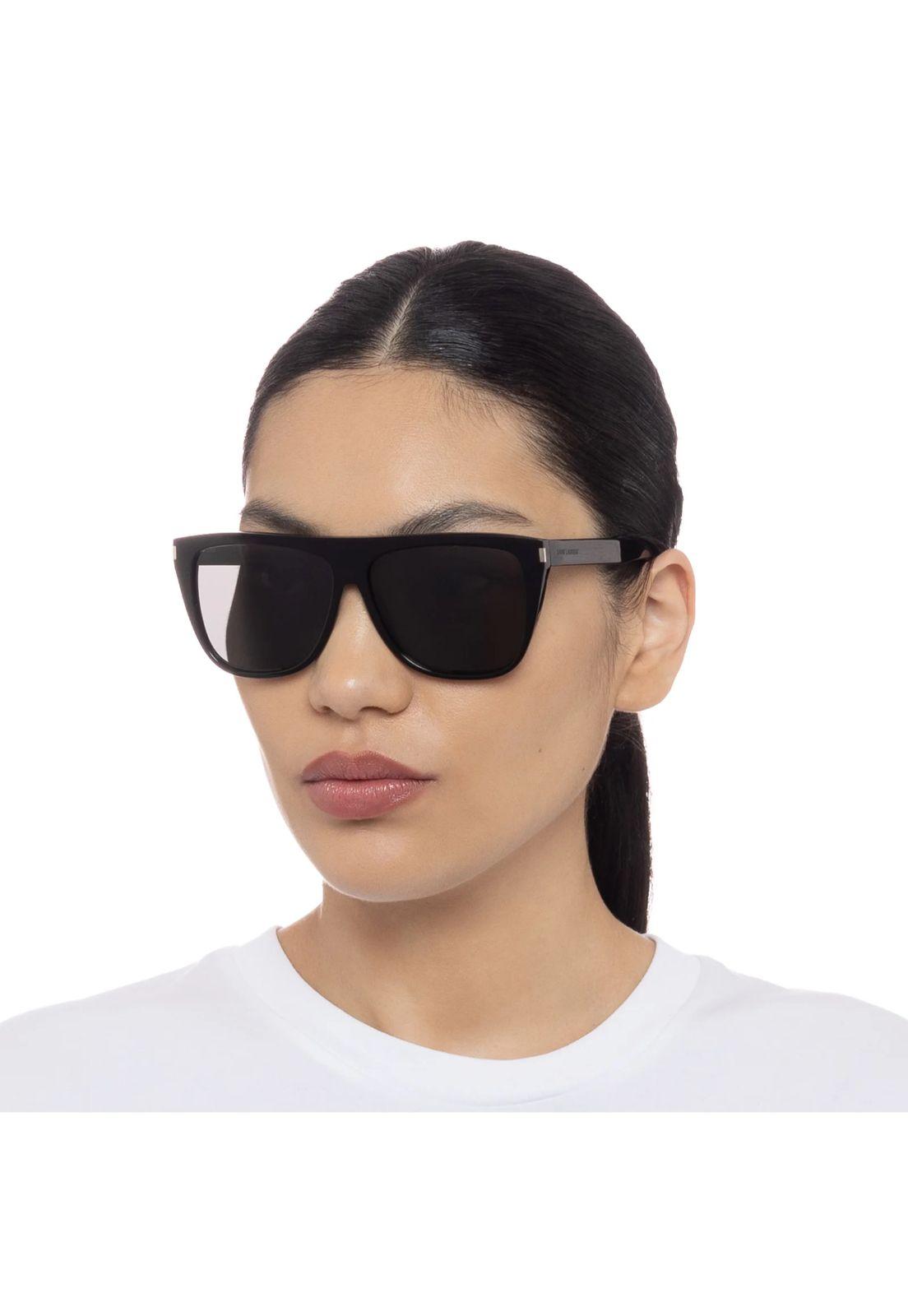 Lentes de Sol Shiny Black Saint Laurent SL1002-6