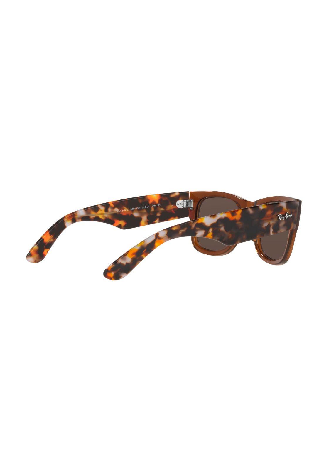 Lentes de Sol Mega Wayfarer Marrón Ray-Ban RB0840S663693-7
