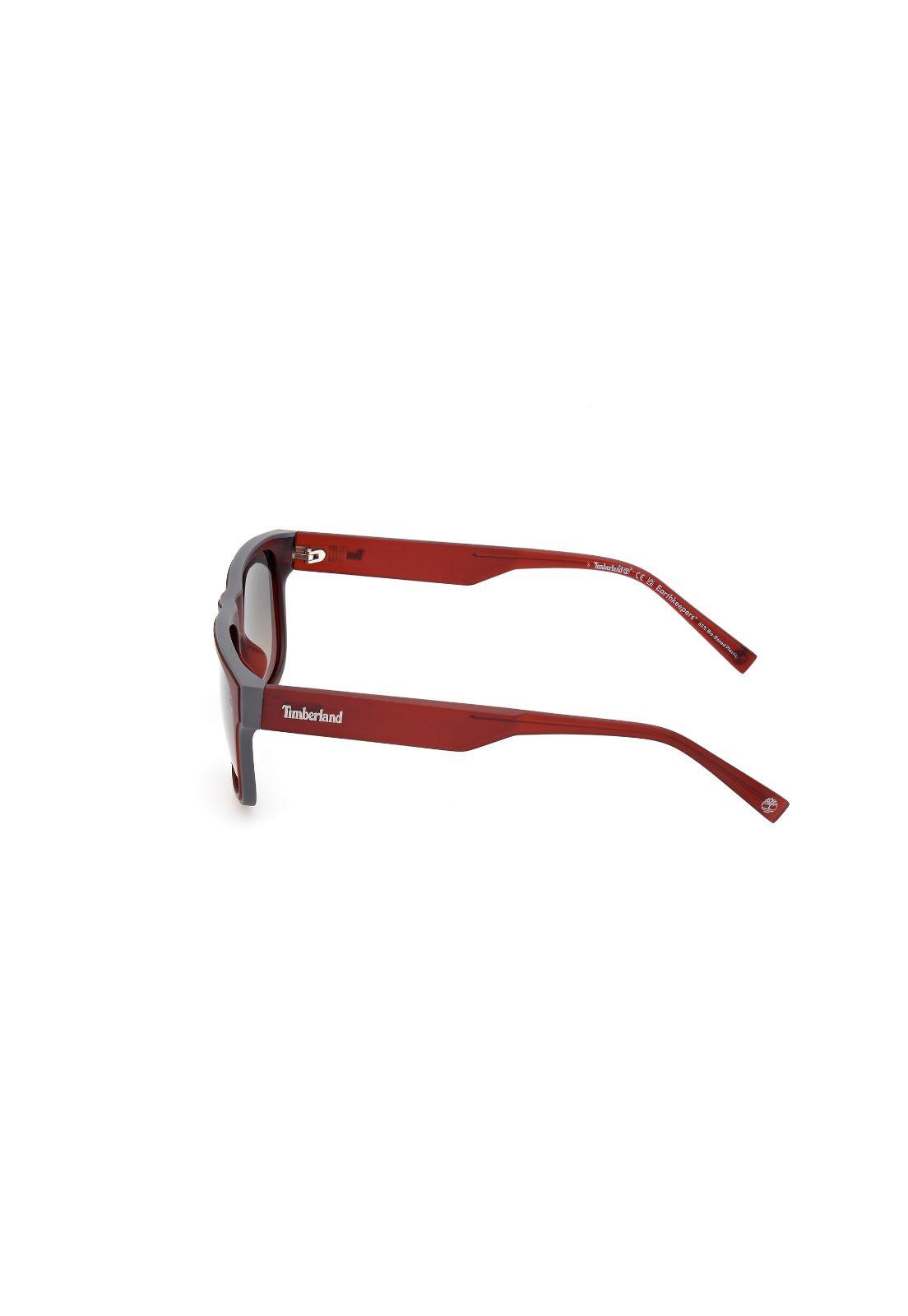 Lentes de Sol Rojo Matte Polarizados Timberland TB0002567R-2